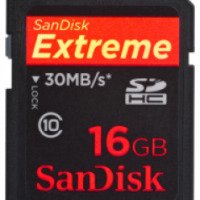 Карта памяти SanDisk Extreme SDHS 16Gb