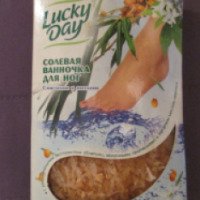 Солевая ванночка для ног Watsons Lucky Day "Смягчение и питание"