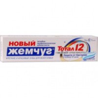 Зубная паста Невская косметика Новый жемчуг "Total 12 + Нежное отбеливание"