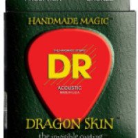 Струны для акустической гитары DR DSA-10 Dragon Skin