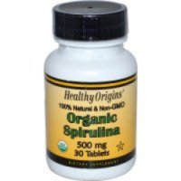 БАД Спирулина Healthy Origins Organic Spirulina