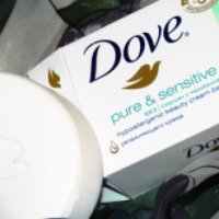 Крем-мыло Dove Pure&Sensitive гипоаллергенное для чувствительной кожи
