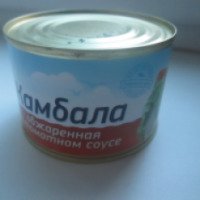 Камбала обжаренная в томатном соусе "Морская Радуга"