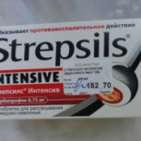 Леденцы Strepsils Intensive от боли в горле