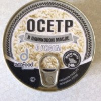 Консервы Eco Food "Осетр с рисом"