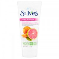 Скраб для лица St. Ives Even & Bright Pink Lemon & Mandarin Orange Scrub