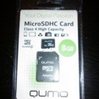 Карта памяти Qumo MicroSD 8 Gb Class 4
