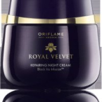 Подтягивающий ночной крем для лица Oriflame "Королевский бархат"