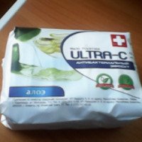 Мыло туалетное ULTRA-C "Антибактериальный эффект" Алоэ