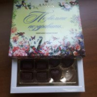 Набор шоколадных конфет АМТА "Позвольте поздравить"