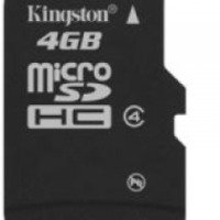 Карта памяти Kingston MicroSD 4GB HC