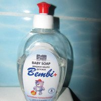 Детское жидкое мыло Bembi+