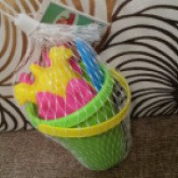 Набор пластиковых игрушек для песочницы Trampulina