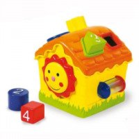 Развивающая игрушка сортировочный домик Clementoni "Разноцветные формочки"