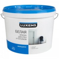 Краска водно-дисперсионная моющаяся для стен и потолков Luxens base