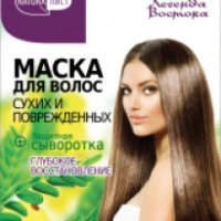 Маска для сухих и поврежденных волос Natura лист "Глубокое восстановление"