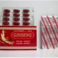 Экстракт корня женьшеня в капсулах Pharco Pharmaceuticals Ginseng
