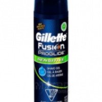 Гель для бритья Gillette Fusion Proglide Sensitive