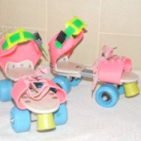 Детские раздвижные ролики Квады на 4-х колесах