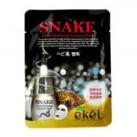 Маска-салфетка для лица со змеиным ядом Ekel Snake Ultra Hydrating Essense Mask
