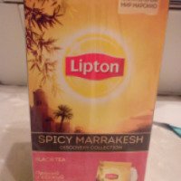 Черный чай Lipton "Spicy Marrakesh"