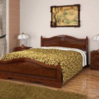 Кровать из массива сосны Браво мебель "Карина"