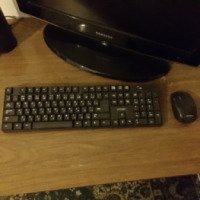 Клавиатура и мышь Crown CMMK-954W
