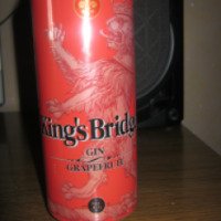 Напиток слабоалкогольный Напитки плюс "King's Bridge" джин с грейпфрутовым соком