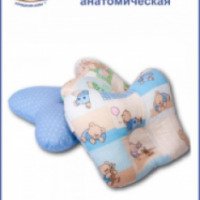 Детская анатомическая подушка "Крошкин дом"