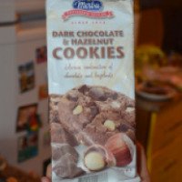Печенье Merba Dark chocolate Hazelnut cookies