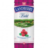 Напиток винный красный полусладкий Landberry Field "Клюквенное удовольствие"