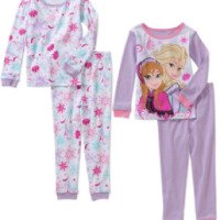 Пижамы для девочек Disney Frozen Baby Toddler Girl Cotton Pajamas