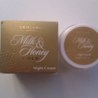 Ночной крем для лица Oriflame "Milk&Honey Gold"