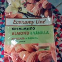 Крем мыло Economy Line "Миндаль и ваниль" с глицерином