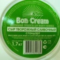 Сыр творожный Bon Cream сливочный