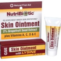 Мазь NutriBiotic Skin Ointment, 2% Grapefruit Seed Extract with Lysine
