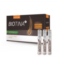 Концентрат против выпадения волос в ампулах 3*4мл Kativa Biotina