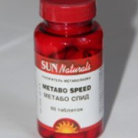 Таблетки SUN Naturals Metabo Speed