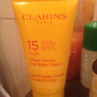 Солнцезащитный крем для лица Clarins Sun Wrinkle Control Cream For Face SPF 15