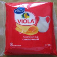 Плавленый сыр сливочный Viola Valio в нарезке