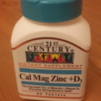 Витамины 21st Century Health Care Cal Mag Zinc + D3