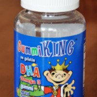 Жевательные конфеты для детей Gummi King ДГК Омега-3