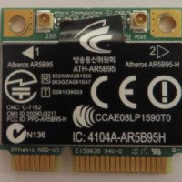 Внутренний адаптер Wi-Fi для ноутбуков Atheros AR5B95 802.11B/G/N Half Mini PCI-E Card