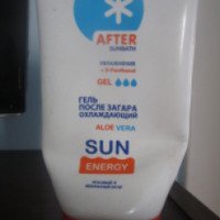 Гель после загара охлаждающий Эльфа "Aloe Vera Sun Energy" увлажнение плюс D-Panthenol