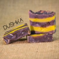 Натуральное мыло ручной работы Dushka "Шоколадно-банановое"