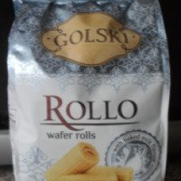 Вафельные рулетики Golski "Ролло" со вкусом топленого молока