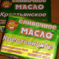 Масло сливочное Курскмаслопродукт "Крестьянское" 72,5%