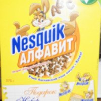 Готовый шоколадный завтрак Nesquik "Алфавит"