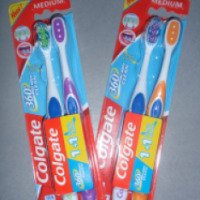 Зубные щетки Colgate Whole clean 360 2 шт medium