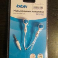 Музыкальные наушники BBK EP-1210S Compact